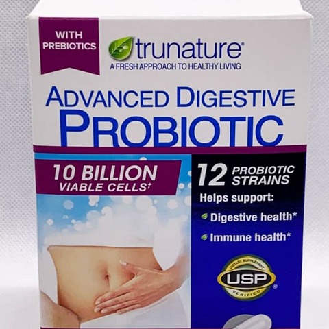 Viên uống tốt cho hệ tiêu hóa trunature Advanced Digestive Probiotic 100 viên