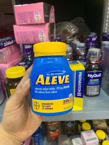 Viên uống Aleve 320 viên - Thực phẩm chức năng giảm đau - Hàng nội địa Mỹ, vận chuyển nhanh từ Costco
