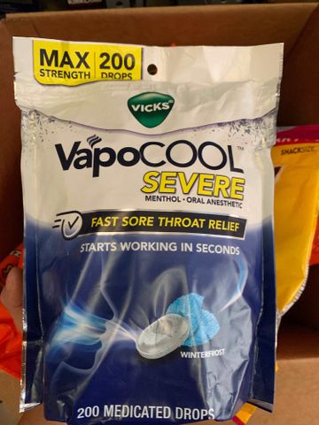 Kẹo ngậm Vicks VapoCOOL 200v