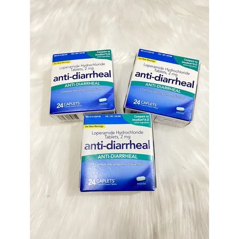 Viên Uống Tiêu Chảy Anti-Diarrheal Mỹ - Hộp 24 Viên Hỗ Trợ Tiêu Hóa An Toàn Cho Người Lớn Và Trẻ Em Trên 6 Tuổi