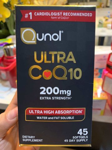 Viên Uống Bổ Tim Mạch Qunol Ultra CoQ10 - Hỗ Trợ Sức Khỏe Tim Mạch, Made in USA, Thực Phẩm Chức Năng Chất Lượng Tốt