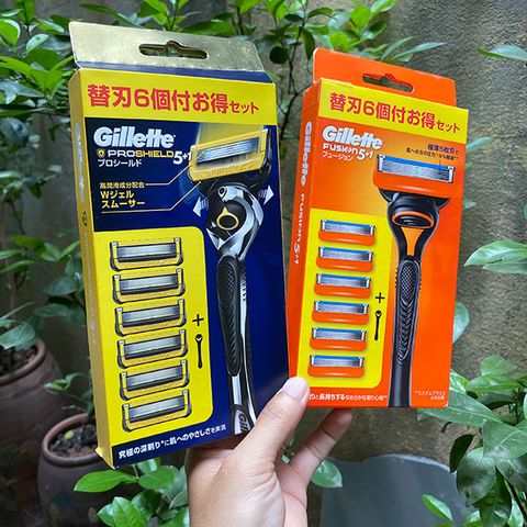 Bộ dao cạo râu Gillette Fusion Proglide - Kèm 6 lưỡi thay thế, công nghệ Flexball, cạo sạch mượt, dễ dàng tạo kiểu
