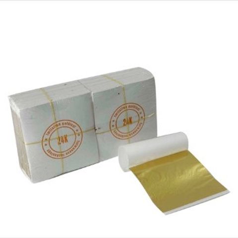 5000 Lá Dát Vàng 9cm*9cm - Lá Vàng Chất Lượng Cao Dùng Trên Mọi Chất Liệu, Phụ Kiện Đắp Vàng Sáng Bóng