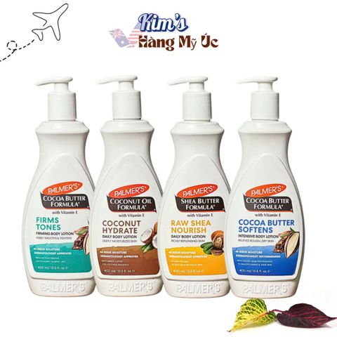 Sữa Dưỡng Thể Palmer's 400ml - Dưỡng Ẩm, Săn Chắc Da, Mờ Rạn Da, Chuyên Dụng Từ Mỹ, Được Bác Sĩ Khuyên Dùng