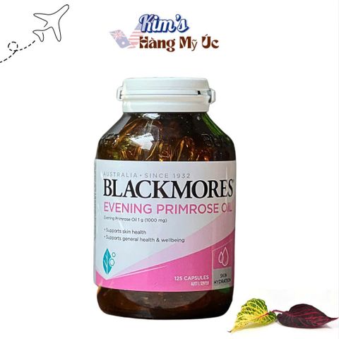 Viên uống Blackmores Evening Primrose Oil 120 viên - Hỗ trợ cân bằng nội tiết tố nữ, giảm triệu chứng PMS và chăm sóc da khỏe mạnh