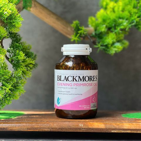Viên uống Blackmores Evening Primrose Oil 120 viên - Hỗ trợ cân bằng nội tiết tố nữ, giảm triệu chứng PMS và chăm sóc da khỏe mạnh