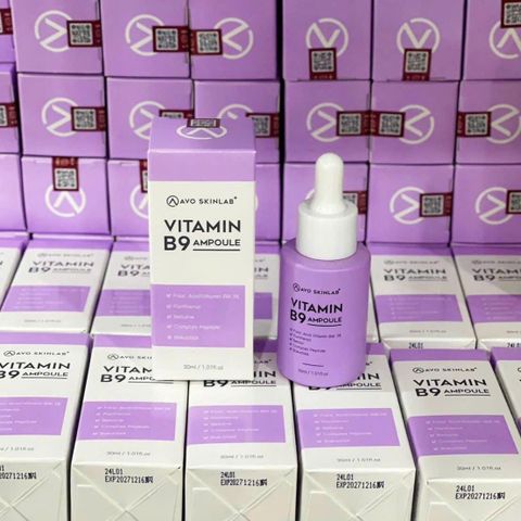 Serum Avo Vitamin B9 30ml - Chăm Sóc Da Nhạy Cảm, Giảm Kích Ứng, Làm Dịu Da Từ Thiên Nhiên