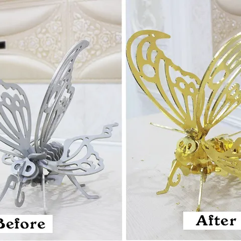 Combo Dát Vàng Mini Gốc Nước - Bộ Đồ Chơi Thủ Công PU Siêu Hạt Dẻ Cho Nghệ Thuật Trang Trí Sáng Tạo