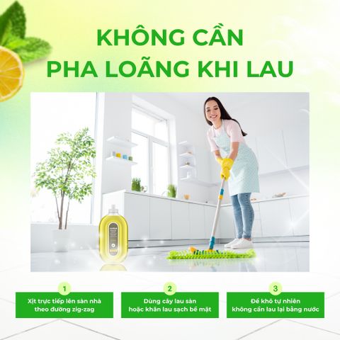 Nước Lau Sàn Đa Năng Method Tinh Dầu Chanh Gừng 739ml - Sạch Bóng, Khử Khuẩn An Toàn Cho Sàn Nhà