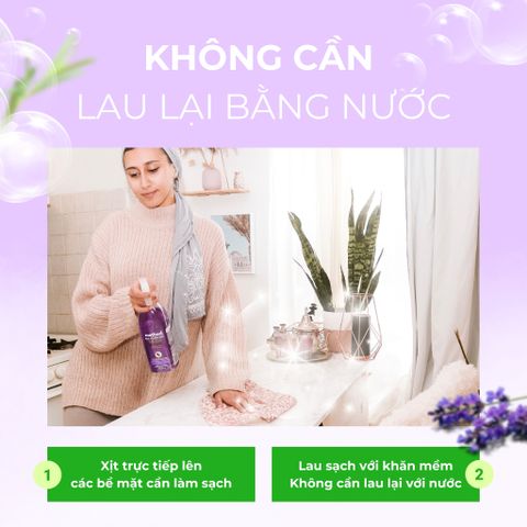 Nước Lau Đa Năng Method Tinh Dầu Oải Hương 828ml - An Toàn Cho Da, Sạch Mọi Bề Mặt, Hương Thơm Dễ Chịu