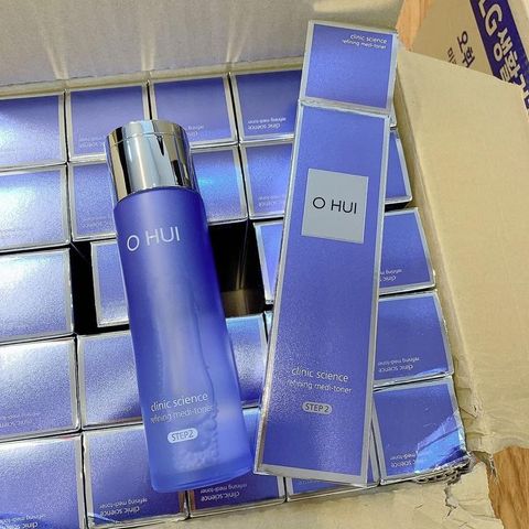 Nước Hoa Hồng Ohui Clinic Science Refining Medi-Toner 150ml - Không Chứa Cồn Duy Trì Độ Ẩm, Giúp Da Dầu Mụn Mềm Mại và Tươi Mát