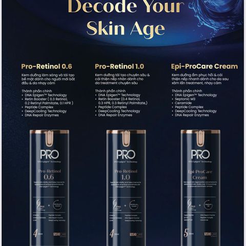 Md Care PRO-Retinol 1.0 +Tặng Sữa rữa mặt 30ml - Kem Dưỡng Sáng Da Giảm Nếp Nhăn Chăm Sóc Da Hiệu Quả, Phù Hợp Với Mọi Loại Da