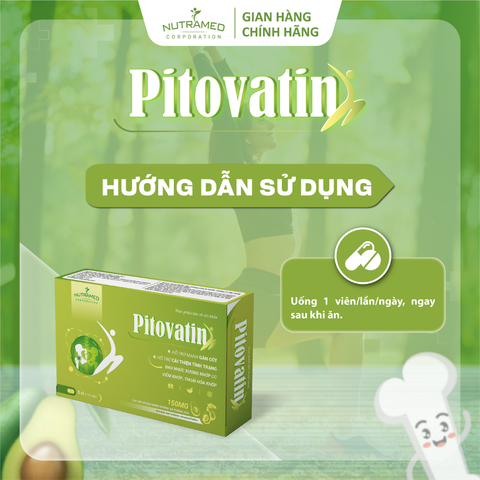 Viên uống PITOVATIN Nutramed - Hỗ trợ giảm đau nhức xương khớp, cải thiện tình trạng viêm và thoái hóa khớp (30 viên)