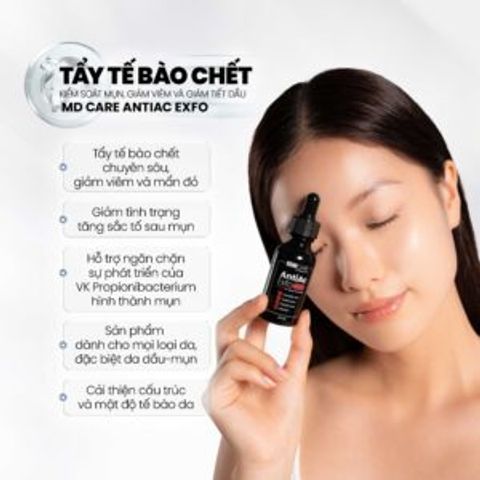 Tẩy Tế Bào Chết Kiểm Soát Dầu Mụn MD CARE AntiAc Exfo - Giảm Viêm, Sạch Da Hiệu Quả, Dành Cho Da Dầu Mụn