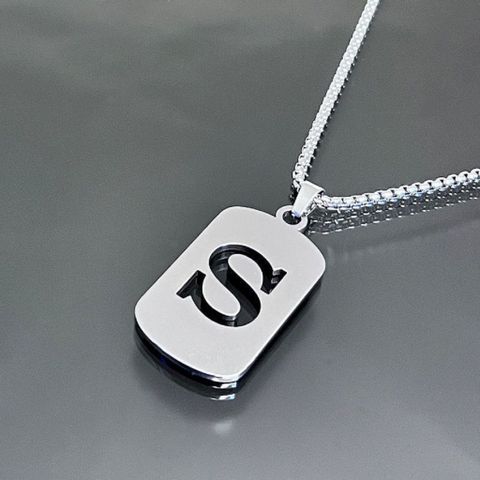 Dây chuyền titan thời trang cho nam nữ - Vòng cổ chữ cái 26 ký tự cá tính, đột phá phong cách, quà tặng độc đáo