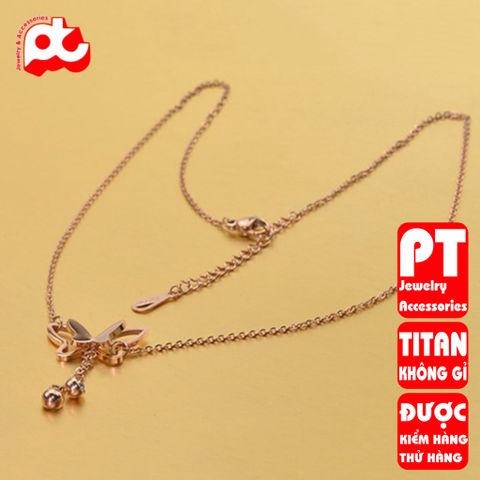 Dây Chuyền Nữ Titan Cao Cấp - Phụ Kiện Thời Trang Sang Trọng, Không Oxid hóa, An Toàn Cho Da, Thích Hợp Mọi Dịp