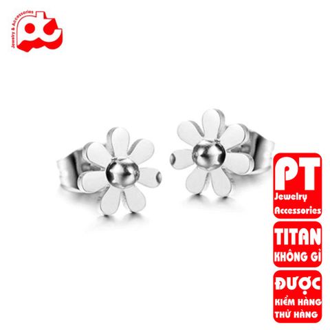 Bông Tai Nữ Titan Cao Cấp - Thiết Kế Sang Trọng, Chống Gỉ - Phụ Kiện Thời Trang An Toàn Cho Da Nhạy Cảm
