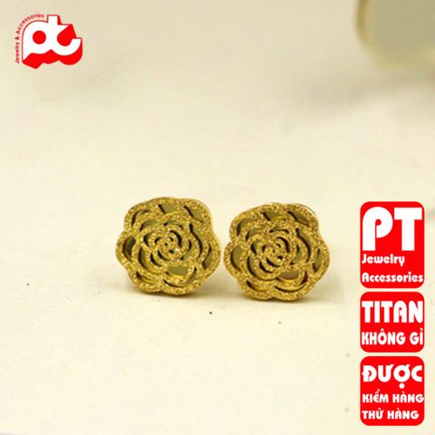 Bông Tai Nữ Titan Cao Cấp - Thiết Kế Thanh Lịch, Không Gỉ Sét, Phù Hợp Mọi Phong Cách - Quà Tặng Ý Nghĩa cho Nữ Giới