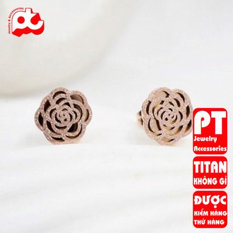 Bông Tai Nữ Titan Cao Cấp - Thiết Kế Thanh Lịch, Không Gỉ Sét, Phù Hợp Mọi Phong Cách - Quà Tặng Ý Nghĩa cho Nữ Giới