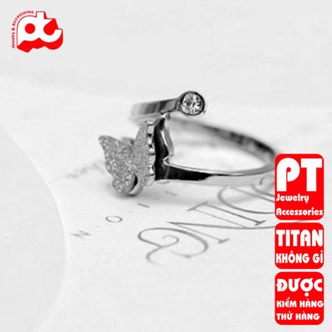 Nhẫn Nữ Titan Cao Cấp Phun Cát - Thiết Kế Thanh Lịch, Đa Dạng Màu Sắc, Phụ Kiện Thời Trang Sang Trọng, An Toàn Cho Da