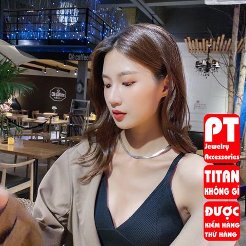 Dây Chuyền Titan Cao Cấp Không Gỉ Nam Nữ - Thiết Kế Đẳng Cấp, An Toàn Cho Da, Phù Hợp Mọi Phong Cách, Combo 2 Chiếc PT Jewelry