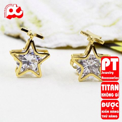 Bông Tai Titan Nam Cao Cấp Sang Trọng - Đẳng Cấp, Không Gỉ, An Toàn Cho Da - Phụ Kiện Thời Trang Nam 2023