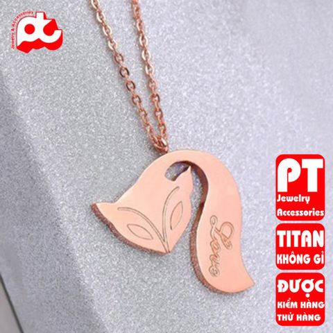 Dây Chuyền Nữ Titan Cao Cấp Sang Trọng, Chống Trầy Xước, An Toàn Cho Da - Phụ Kiện Thời Trang Độc Đáo, Giảm Giá 25K