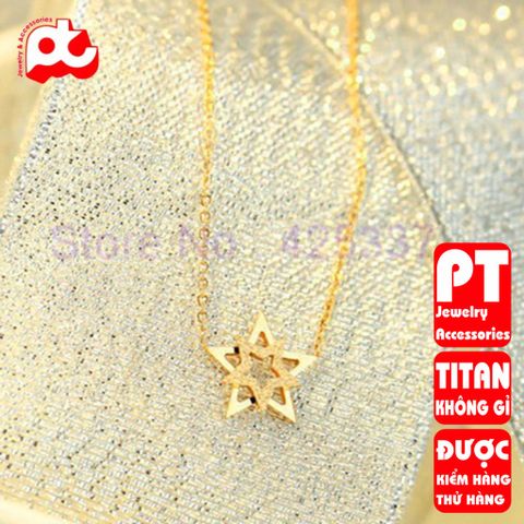 Dây Chuyền Nữ Titan Cao Cấp - Trang Sức Thời Trang Sang Trọng, Không Đen, Chống Xước, Đảm Bảo An Toàn Cho Da