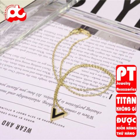 Dây Chuyền Nữ Titan Cao Cấp Sang Trọng - Thiết Kế Tinh Tế Không Gỉ, Không Đen - Trang Sức Thời Trang Cho Phái Đẹp