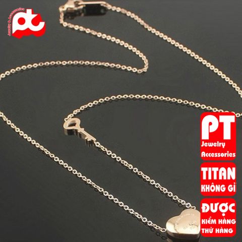 Dây Chuyền Nữ Titan Cao Cấp - Phong Cách Sang Trọng, Chống Trầy Xước, Không Gỉ - Trang Sức Thời Trang Đẹp, Quà Tặng Ý Nghĩa