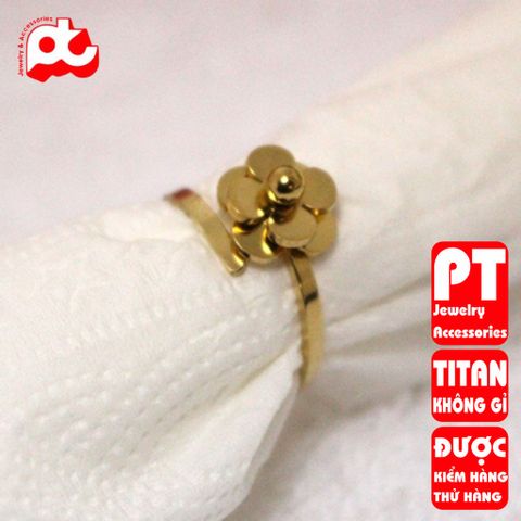 Nhẫn Nữ Titan Cao Cấp - Thiết Kế Thanh Lịch Không Gỉ, Đa Dạng Màu Sắc, Phụ Kiện Thời Trang Sang Trọng cho Phái Đẹp