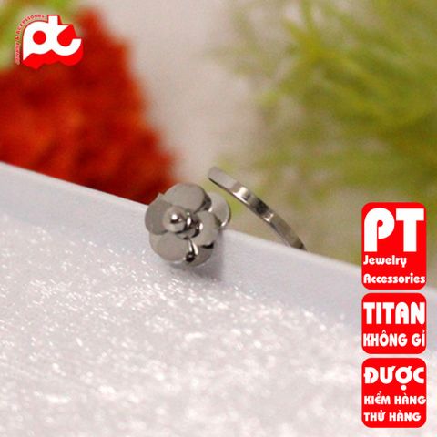 Nhẫn Nữ Titan Cao Cấp - Thiết Kế Thanh Lịch Không Gỉ, Đa Dạng Màu Sắc, Phụ Kiện Thời Trang Sang Trọng cho Phái Đẹp