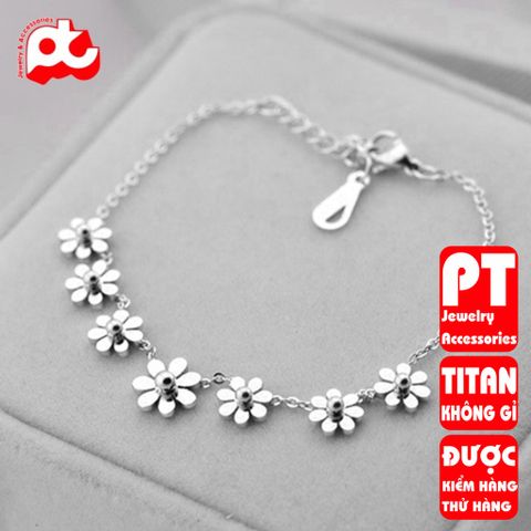 Lắc Chân Nữ Titan Cao Cấp - Thiết Kế Thanh Lịch, Chống Gỉ và Không Kích Ứng, Phụ Kiện Thời Trang Tôn Vinh Đôi Chân