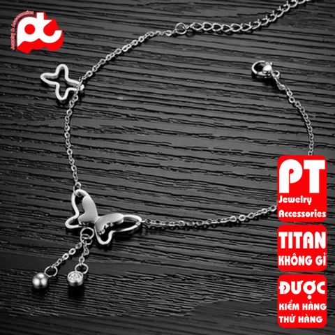 Lắc Chân Nữ Titan Cao Cấp - Phụ Kiện Thời Trang Thanh Lịch Không Gỉ, An Toàn Cho Da - Quà Tặng Ý Nghĩa Cho Dịp Đặc Biệt