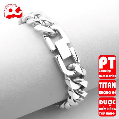 Lắc Tay Nam Titan Cao Cấp - Thiết Kế Nam Tính, Bền Bỉ Không Gỉ, Phụ Kiện Thời Trang Đẳng Cấp Cho Phái Mạnh - Quà Tặng Ý Nghĩa