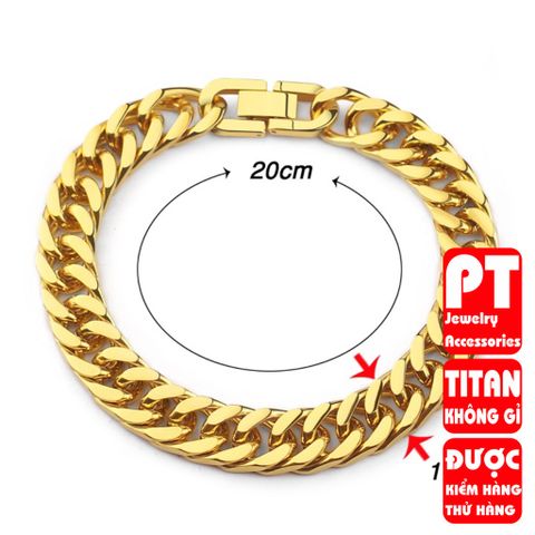 Lắc Tay Titan Cao Cấp Nam Nữ - Thiết Kế Đẳng Cấp, Bền Bỉ, Không Gỉ, An Toàn Cho Da - Phụ Kiện Thời Trang Phong Cách Mạnh Mẽ