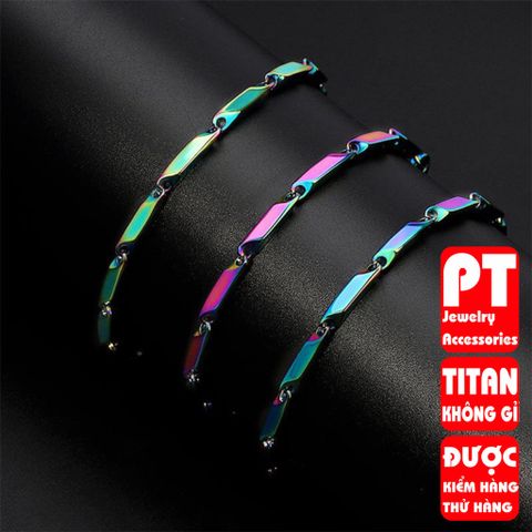 Lắc Tay Nam Titan Cao Cấp Phong Cách Thời Thượng - Thiết Kế Đẳng Cấp, Chất Liệu Không Gỉ, Phù Hợp Với Mọi Dạng Tay