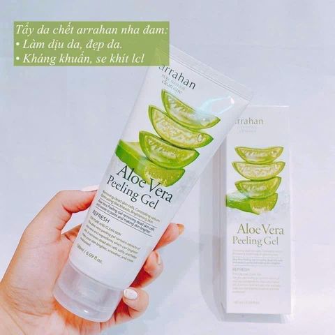 Gel Tẩy Tế Bào Chết Arrahan Lô Hội - Sản Phẩm Làm Sạch Da, Cấp Ẩm Tự Nhiên Dành Cho Da Nhờn Và Dễ Bị Mụn