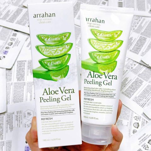 Gel Tẩy Tế Bào Chết Arrahan Lô Hội - Sản Phẩm Làm Sạch Da, Cấp Ẩm Tự Nhiên Dành Cho Da Nhờn Và Dễ Bị Mụn