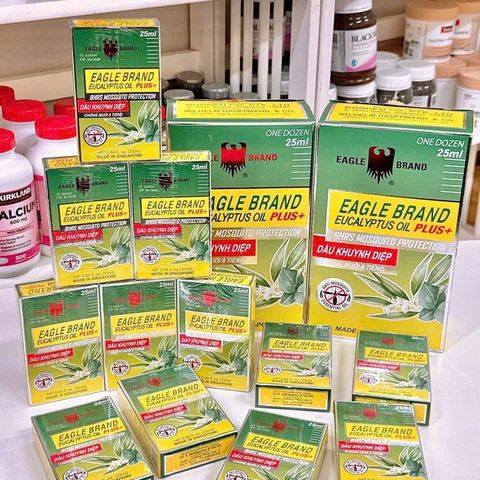 Dầu Khuynh Diệp Con Ó Eagle Brand Singapore 25ml - Giải Pháp Giảm Cảm Lạnh và Đau Nhức Nhẹ Từ Thiên Nhiên