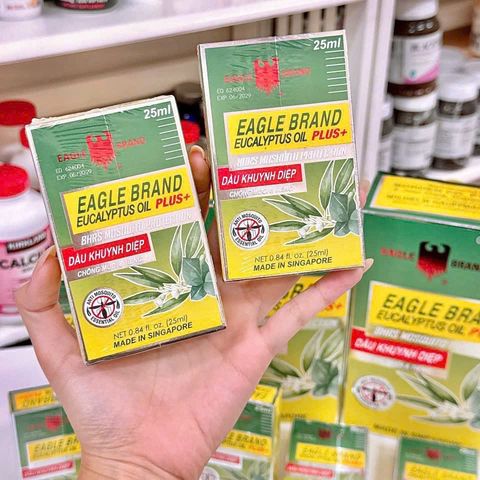 Dầu Khuynh Diệp Con Ó Eagle Brand Singapore 25ml - Giải Pháp Giảm Cảm Lạnh và Đau Nhức Nhẹ Từ Thiên Nhiên