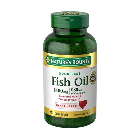 Dầu cá Nature’s Bounty 1400mg Omega-3 130 viên bổ sung sức khỏe tim mạch và trí não - Sản phẩm Mỹ 