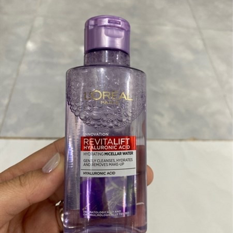 Nước Tẩy Trang L’Oreal Căng Mịn Da 95ml - Làm Sạch Dịu Nhẹ, Cấp Nước, Phù Hợp Mọi Loại Da, Sản Phẩm Đến Từ Pháp
