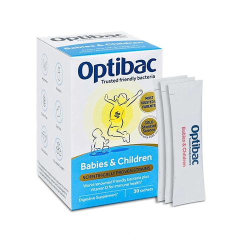 Men Vi Sinh Optibac Cho Trẻ - 30 Gói Hỗ Trợ Tiêu Hóa và Tăng Cường Đề Kháng Tự Nhiên cho Trẻ Sơ Sinh và Trẻ Nhỏ