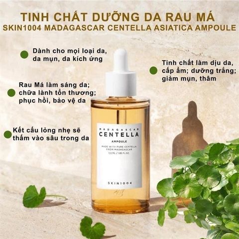 Serum Skin1004 Madagascar Centella 100ml - Dưỡng Da Làm Dịu Phục Hồi, Chăm Sóc Da Mặt Ẩm Mượt, Hàng Chính Hãng