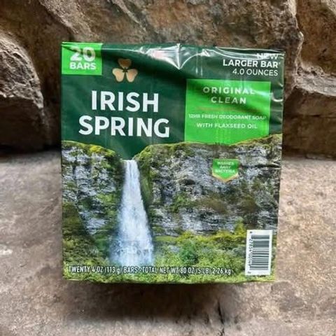Lốc 3 cục Xà Bông Irish Spring 113g - Sạch Mát Lâu Dài, Chăm Sóc Da Từ Thiên Nhiên, Mùi Hương Tươi Mát, Phù Hợp Mọi Loại Da
