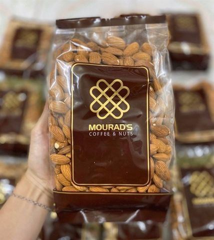 Hạt Hạnh Nhân Mourad’s Coffee & Nuts 500g - Hạt Dinh Dưỡng Tốt Cho Sức Khỏe và Nguồn Năng Lượng Tự Nhiên