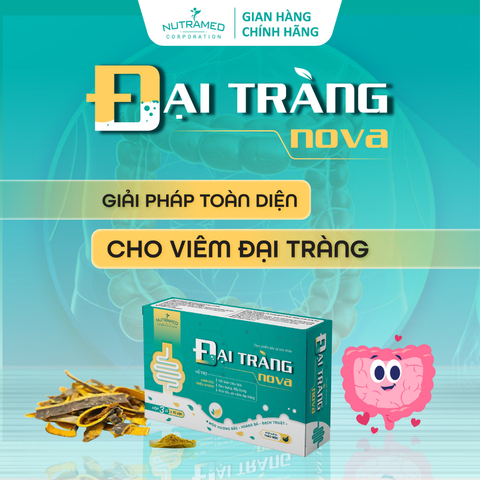 Viên uống Đại Tràng Nova hỗ trợ sức khỏe đại tràng, rối loạn tiêu hóa do viêm đại tràng (30 viên)
