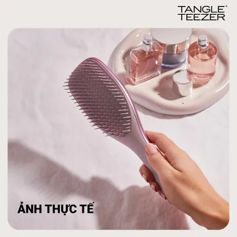 Lược Gỡ Rối Tangle Teezer The Ultimate Detangler Chrome - Phiên Bản Cao Cấp, Chăm Sóc Tóc Thẳng Đến Xoăn, Giảm Gãy Rụng