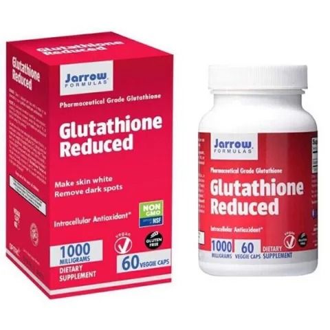 jarrow glutathione 1000mg Nhập khẩu) Viên Uống Hỗ Trợ Trắng Da Jarrow Glutathione 1000Mg